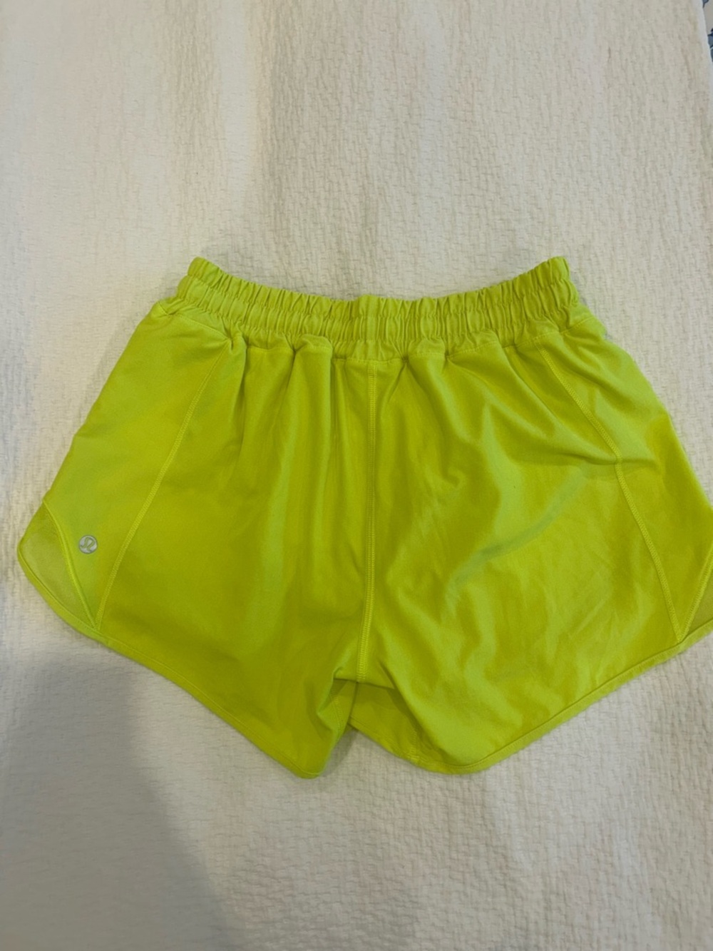 lululemon athletica Neon Yellow Women’s Athletic Shorts